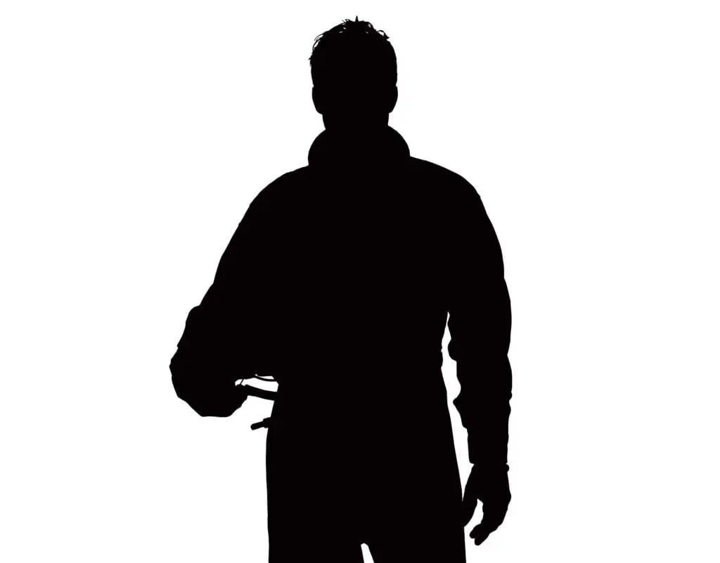 A man standing in front of the camera.