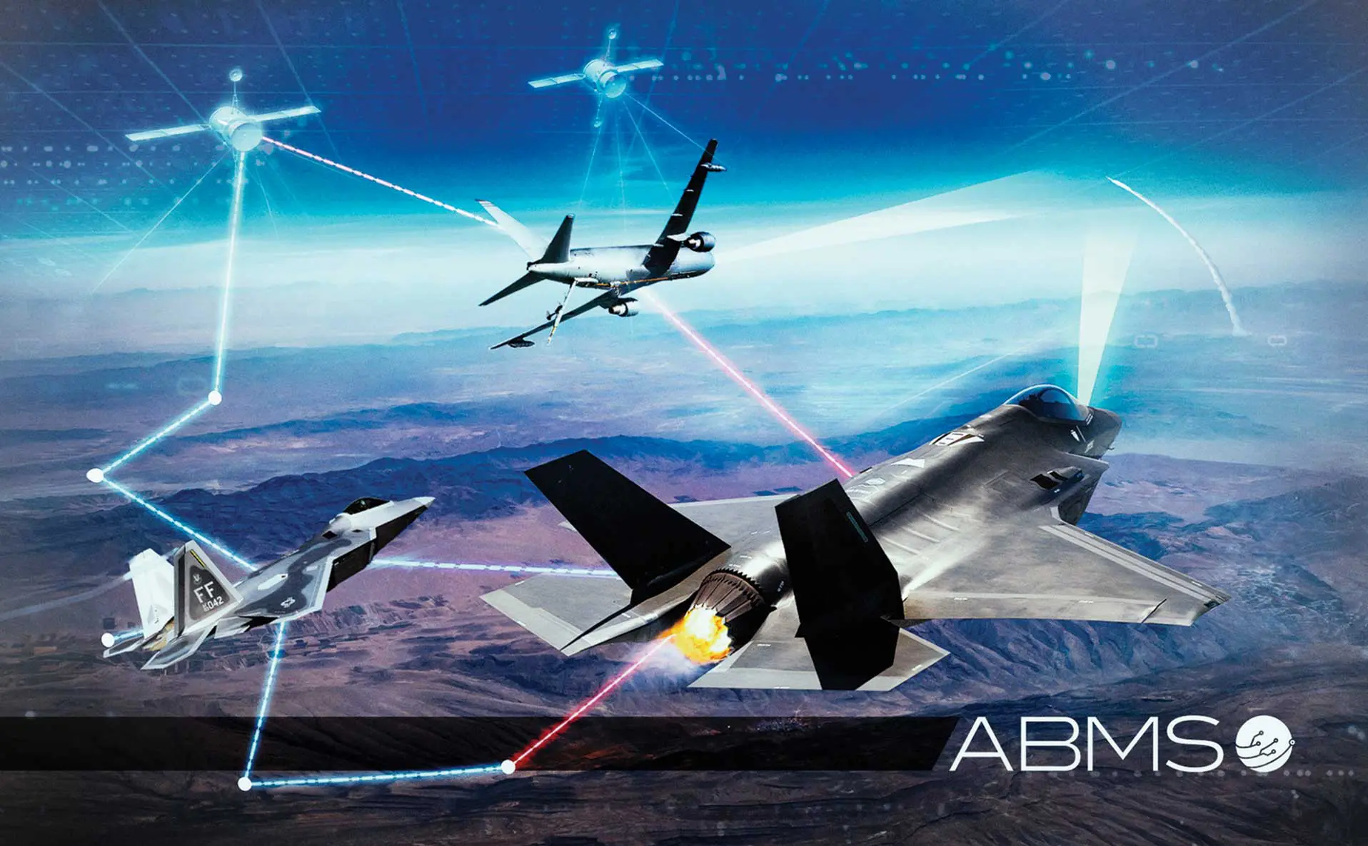 A picture of some fighter jets flying in the sky.