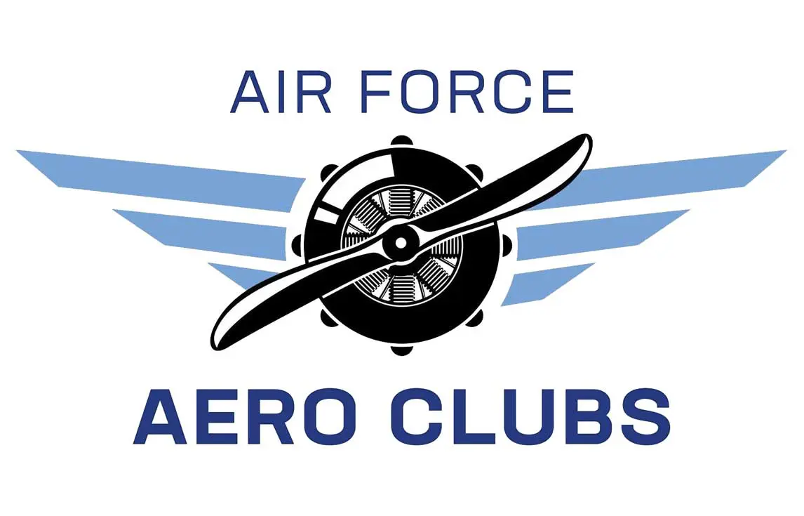 A logo of the air force aero clubs.