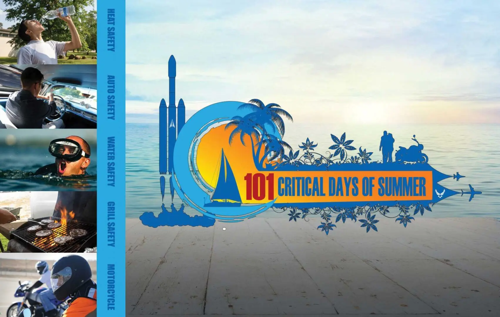 A blue and yellow cover of the book 1 0 1 critical days of summer.