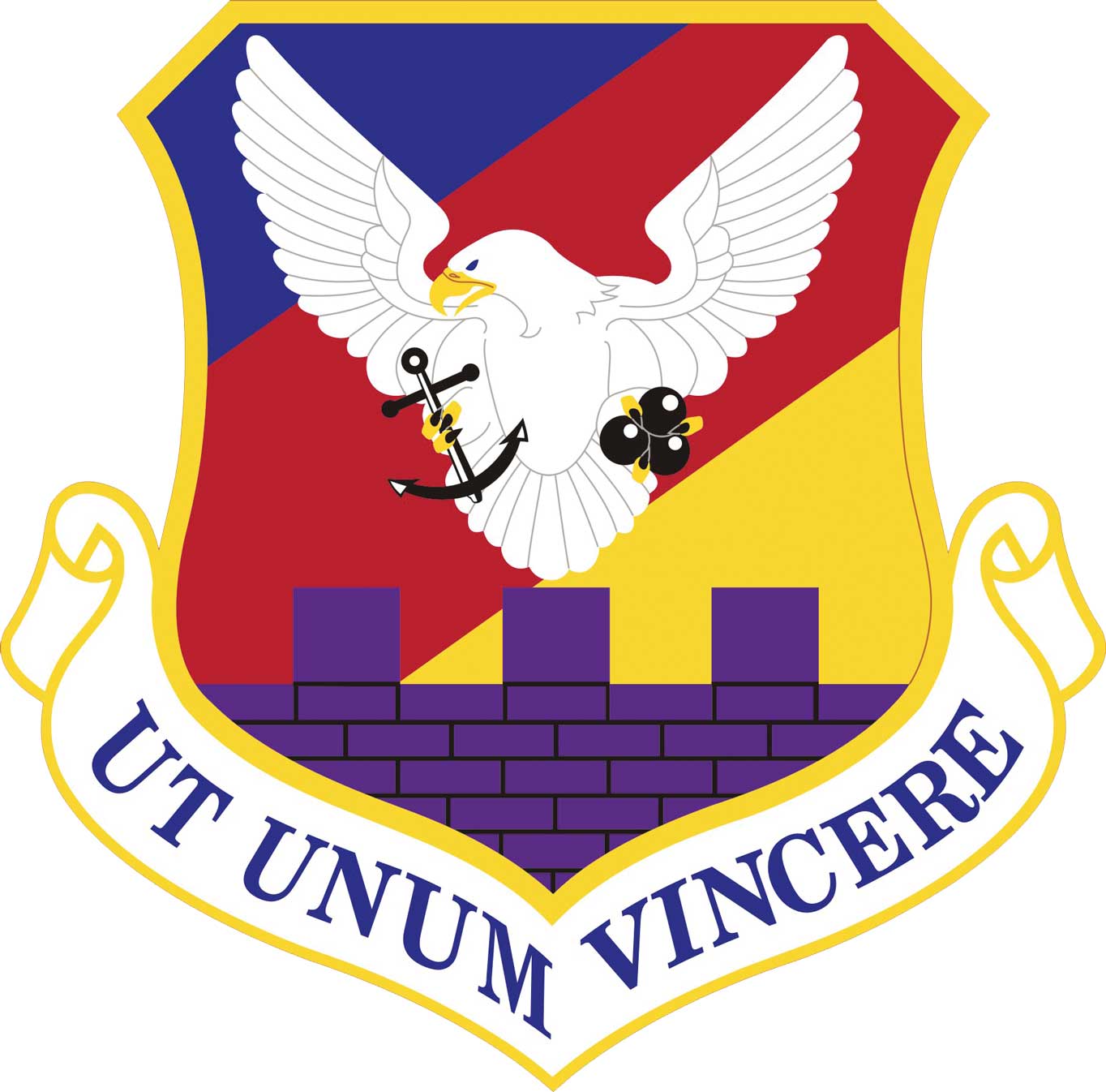 A picture of the air force emblem.