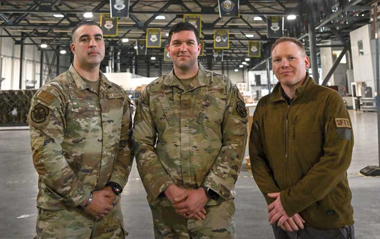 MSgt Andrew Cramer, TSgt Nicholas Creighton, and Mr. Martin Trummer.
