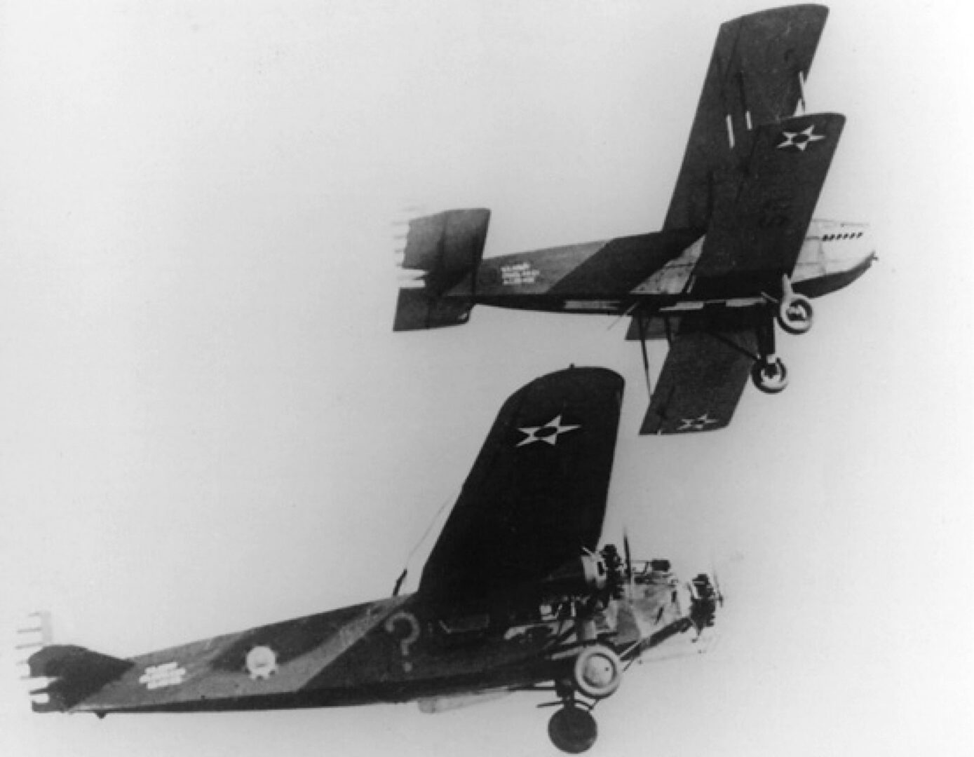 Question Mark aircraft being refueled by a Douglas C-1